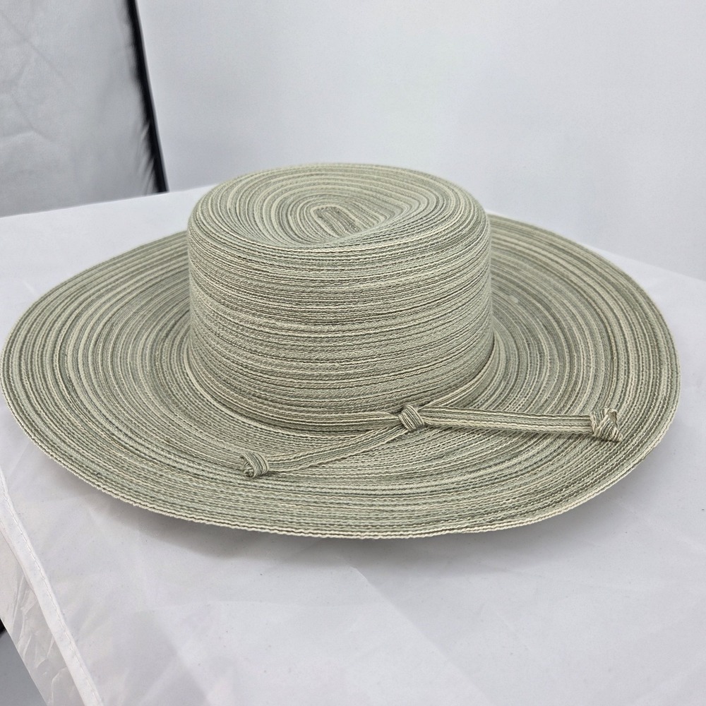 Sloggers Womens Wide Brim‎ Sun Hat Woven in Green MED 57cm